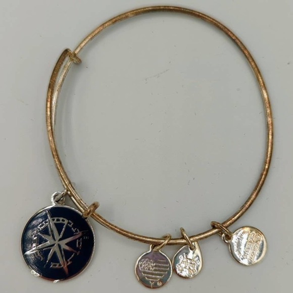 Alex and Ani Bangle Bracelet Northern Original Directional Charms‎ 2020 - Picture 1 of 8
